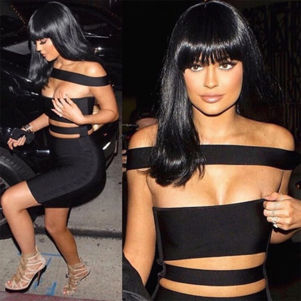 NET Hollow Bandage Dress